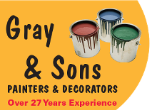 Logo, Gray & Sons - Painter and Decorator in Falkirk, Stirlingshire